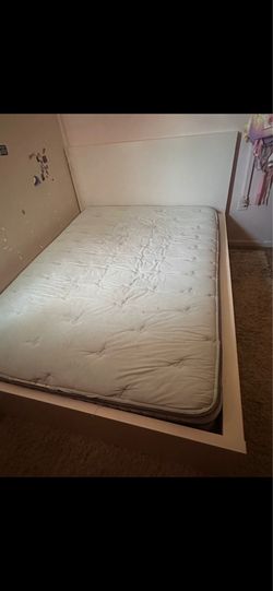 Bed frame and mattress