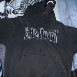 Black San Diego hoodie in a size xl