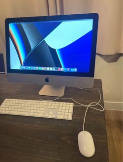 2017 Apple iMac 21.5-inch 4K Retina display 8gb Ram 256gb Ssd  Ventura macOS. Apple Wired Keyboards And Mouse.  Works Great