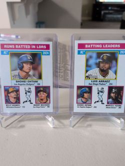 Tow OHTANI cards Topps $5