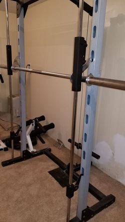 Weider PRO 375 Smith Machine w Lat Pull Dow Bicep and Tricep