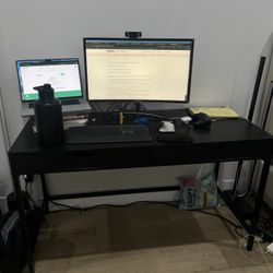 IKEA Black Desk