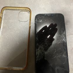 For parts Black iPhone 11 128gb unlocked