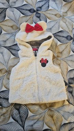 Disney Minnie Mouse Girls Fleece Vest