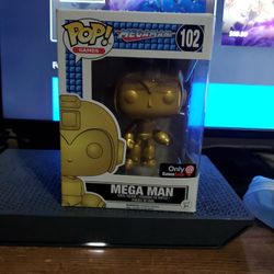 Gold Mega Man Funko Pop..