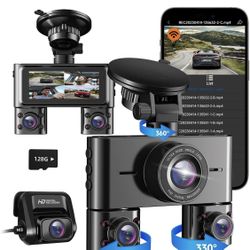 HUPEJOS V7 360° Dash Cam  New