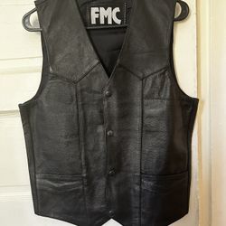 Men’s Leather Vest