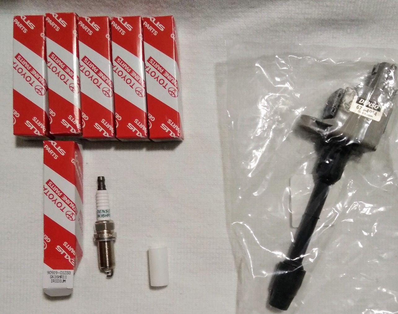 Denso Iridium SK16HR11 High Performance plugs & #1 Ignition Coil