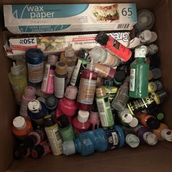 Lots Of Paints And Supplies