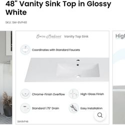 Bathroom Sink And Counter