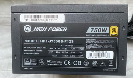 Power Supply PSU 750 watt