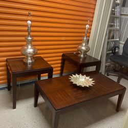 Coffee Table And Two End Tables