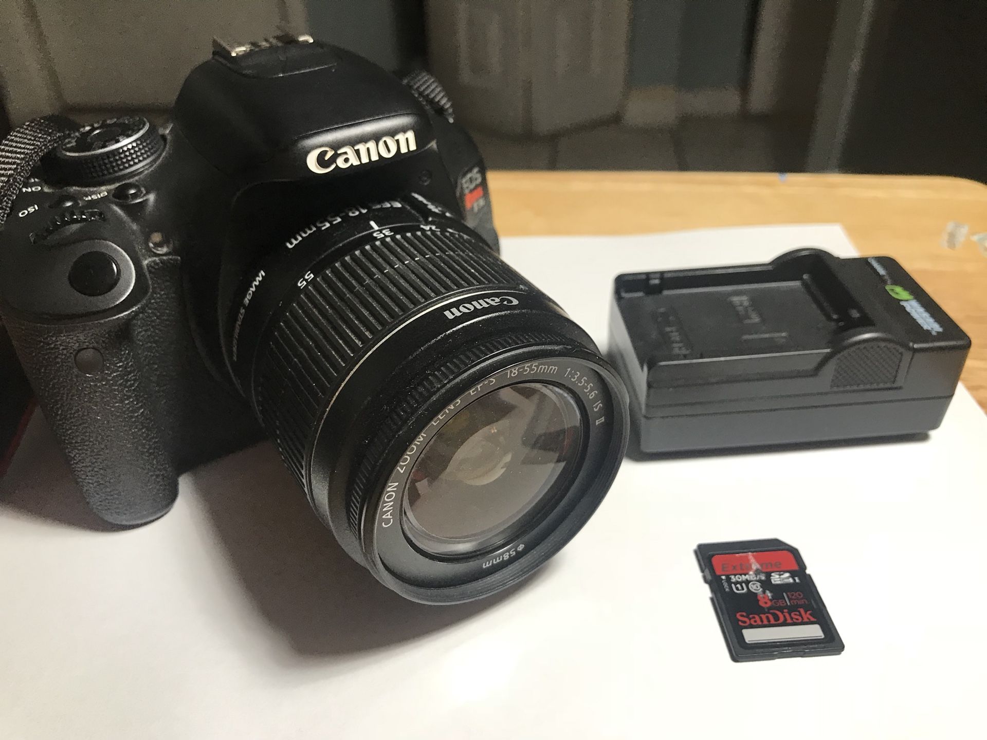 Canon T3i ready to shoot and share