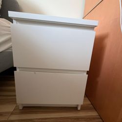 Two Drawer Nightstand 
