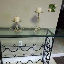 Metal candle holders 13"H x 7"W 7"H x 7"W 