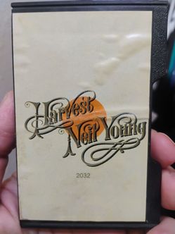 Neil Young Harvest Cassette Tape vintage