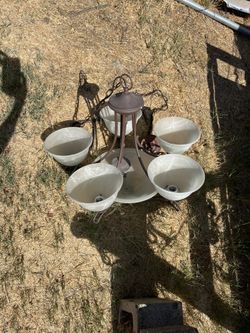 Beautiful Five Dome Chandelier