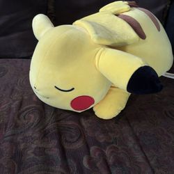 Sleeping Pikachu Plush