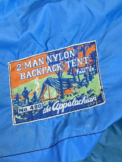 Vintage Made In Japan World Famous " The Appalachian" Two Man Tent