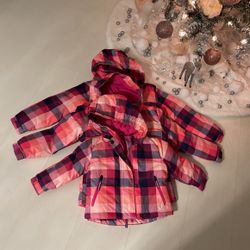 Toddler Girls’ 3-in1 Jacket Pink 