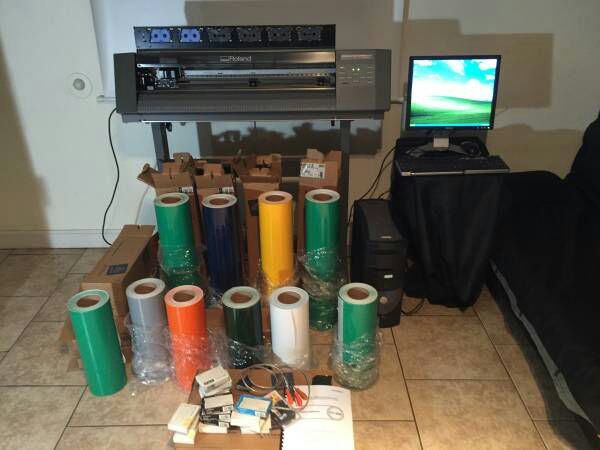 Roland ColorCamm PC-600 Vinyl Cutter/Printer