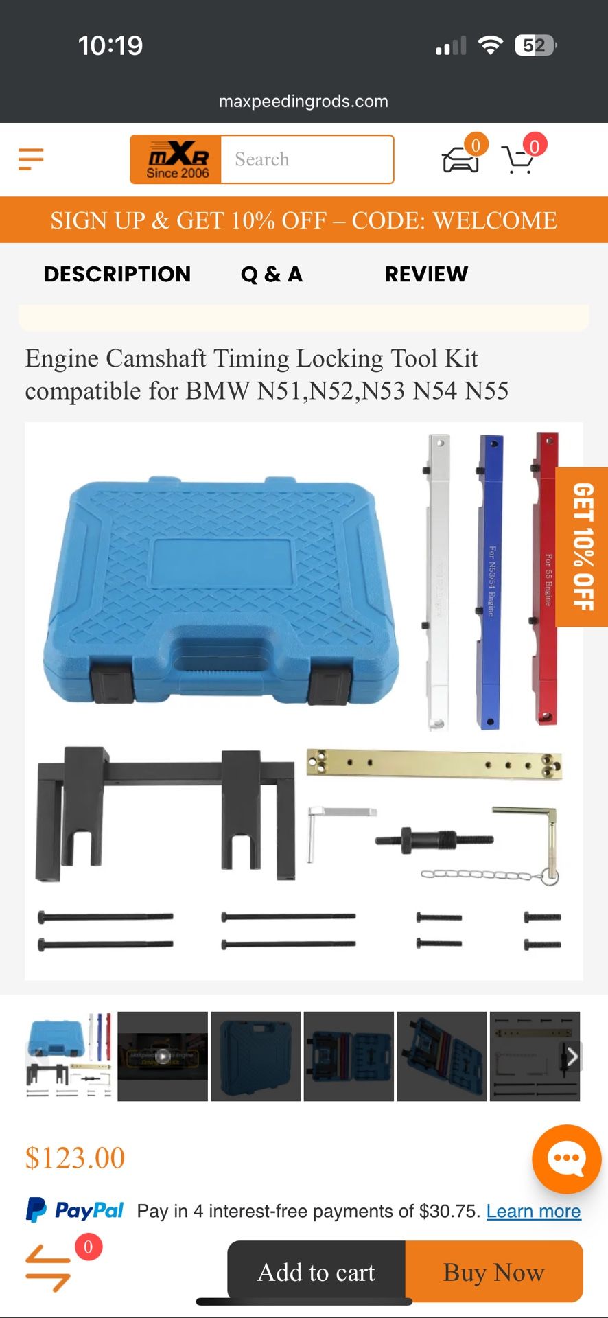 BMW Camshaft Timing Kit