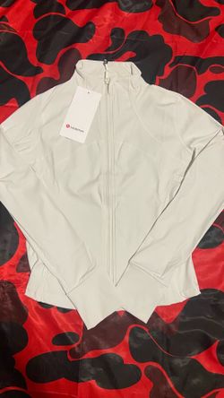 All white lulu jacket size 6