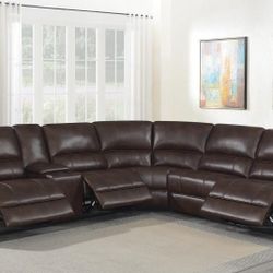 SECTIONAL SOFA SET MANUAL RECLINING