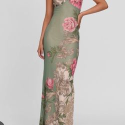 Floral Maxi Dress Size Large
