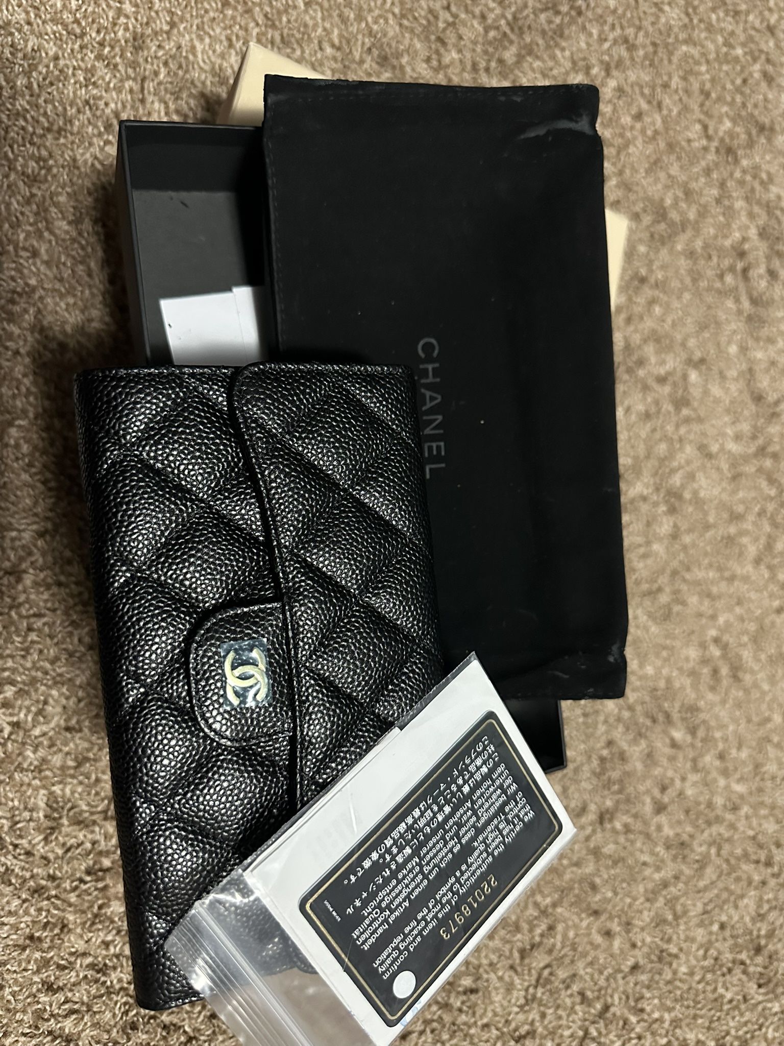 Chanel Brand New Caviar Wallet