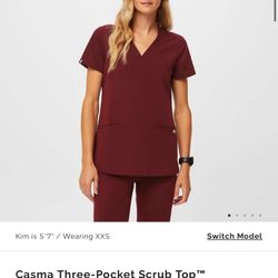 Figs Scrub Tops Size L