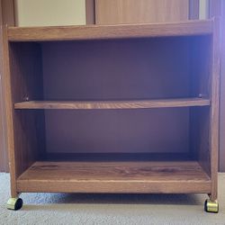 Wooden Cabinet With Wheels 