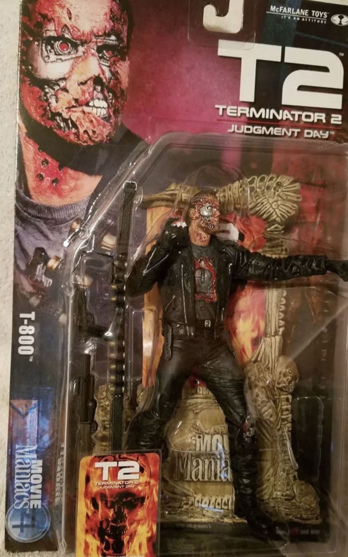 Two Mc Farlen Terminator Figures 