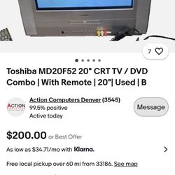 20 Inch DVD Tobisha