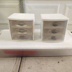 Sterilite Under The Bed Storage Container And Mini 3 Drawer Container