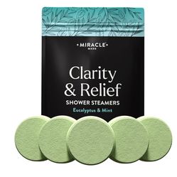 Brandnew Miracle Made® Eucalyptus & Mint Aromatherapy Shower Steamers