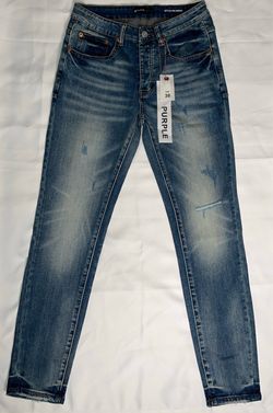 Men’s purple jeans