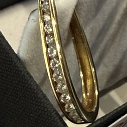 14k Diamond Earrings 