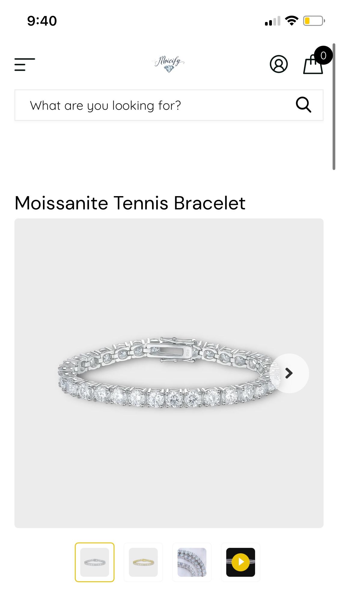 Moissanite Tenis Bracelet 