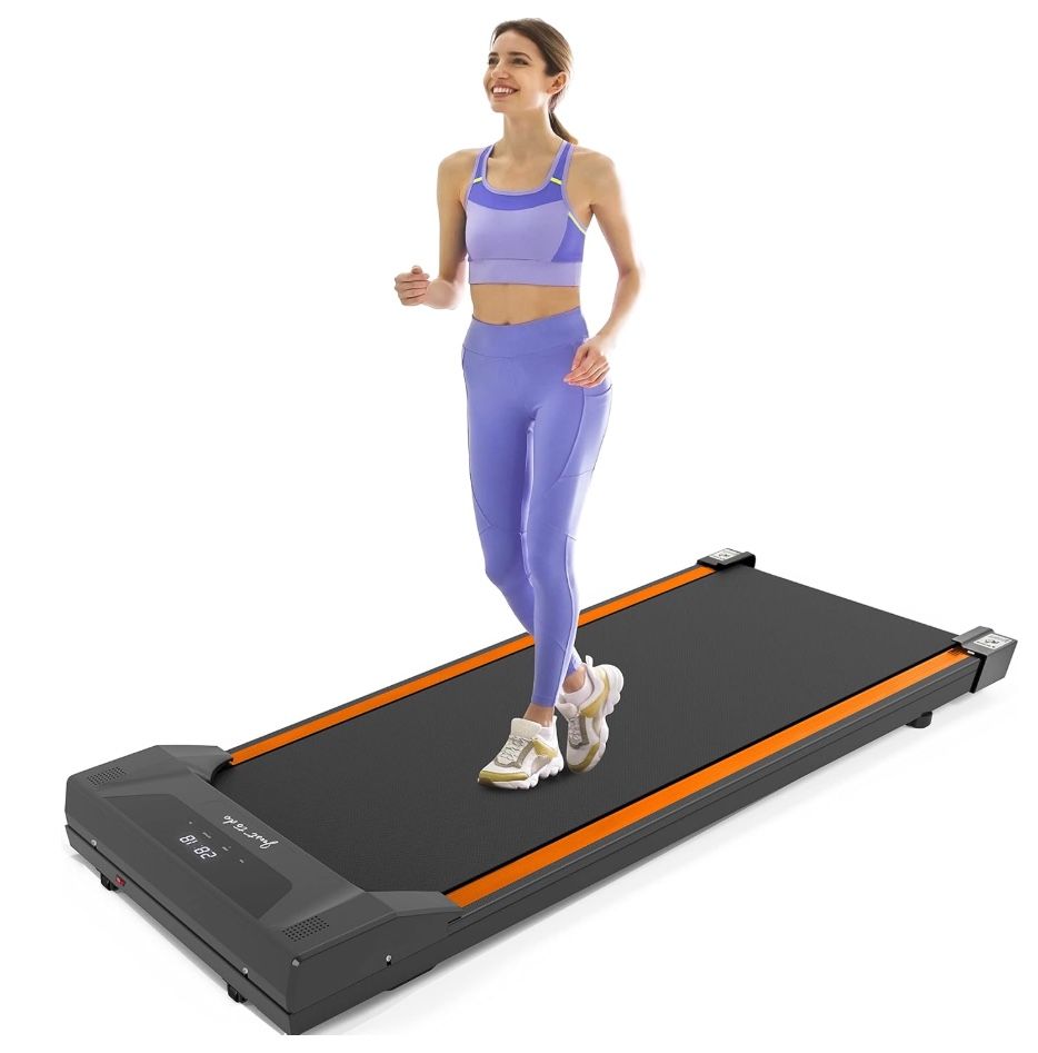 Under Desk Treadmill Walking Pad 2 in 1 Walkstation with LED Display and Remote