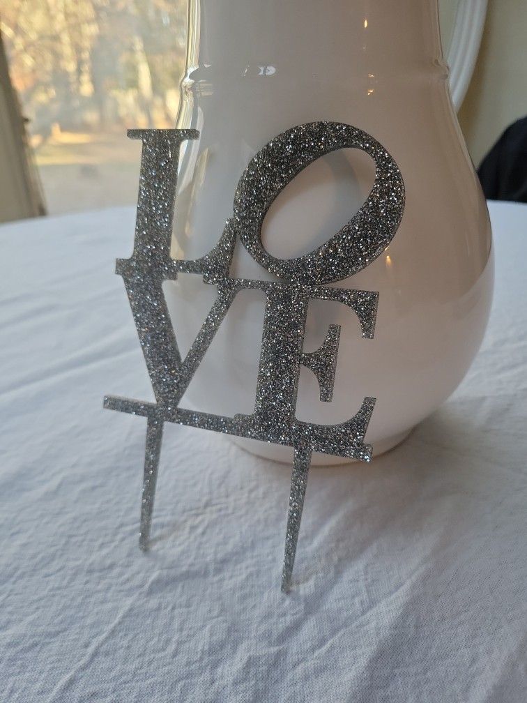 Love Sign Wedding/Event Cake Topper