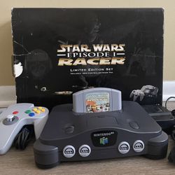 Nintendo 64 System Star Wars Racer Set