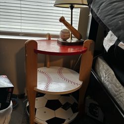 Night stand and light