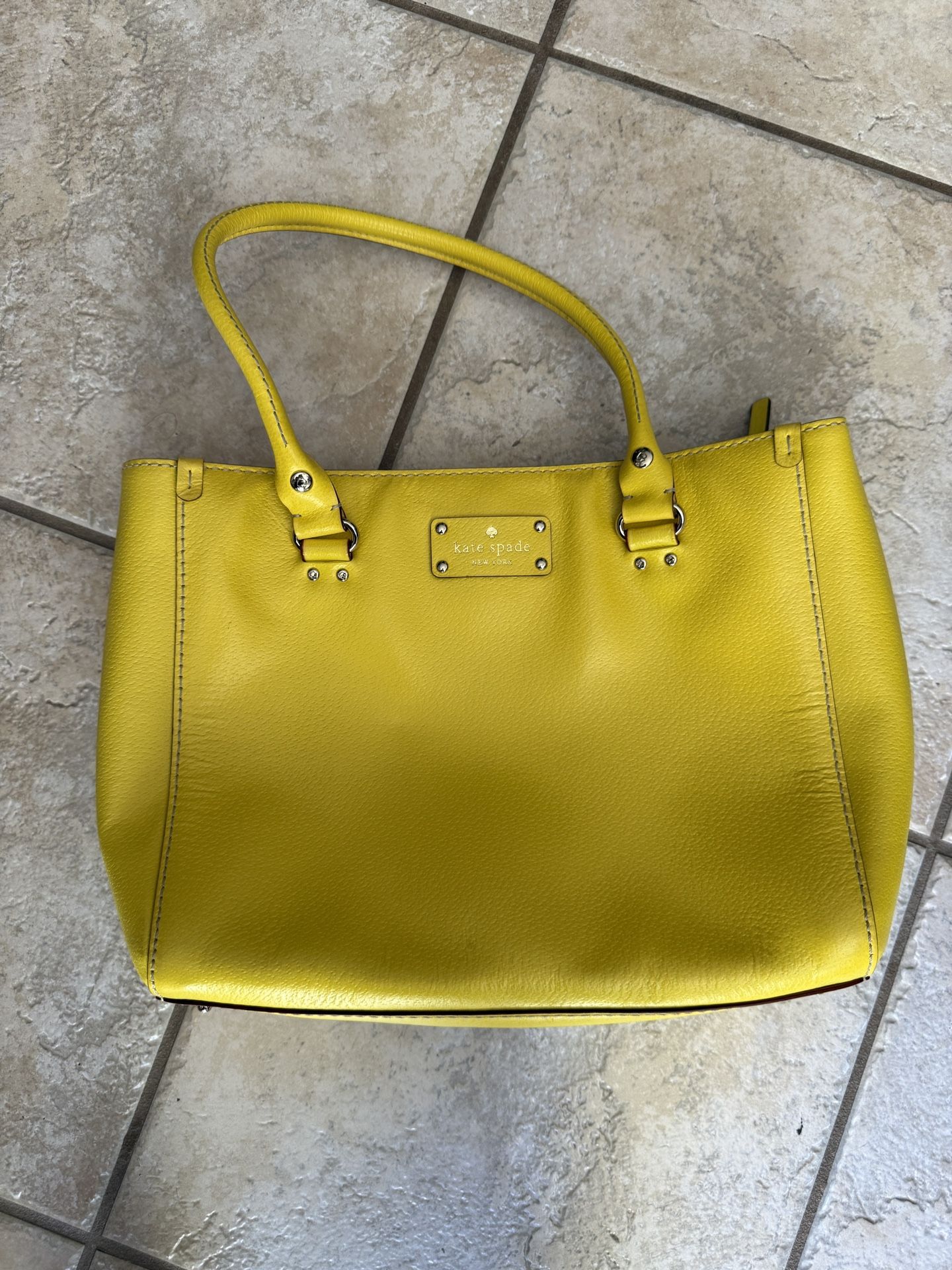 Kate Spade Yellow Handbag