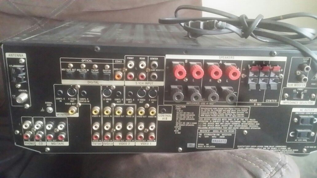 Sony digital audio video control center Digital Cinema Sound Processing