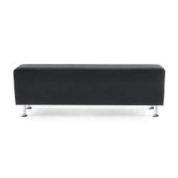 OmySalon WRB1401 53.9in Faux Leather Waiting Room Reception Bench Chair