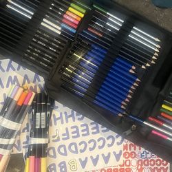 81 pencil set + 30 markers+ stickers