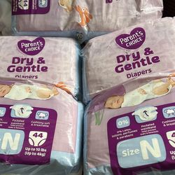 Newborn diapers