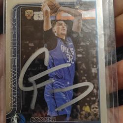 Cooper Flagg Signed Autograph NBA Rookie Card Dallas Mavericks 