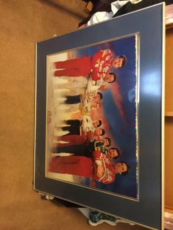 Nascar drivers frame picture